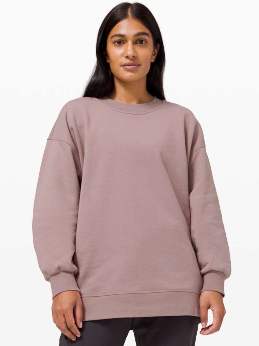 Lululemon Perfectly Oversized Crew Sweatshirt Violet Verbena Sz 10